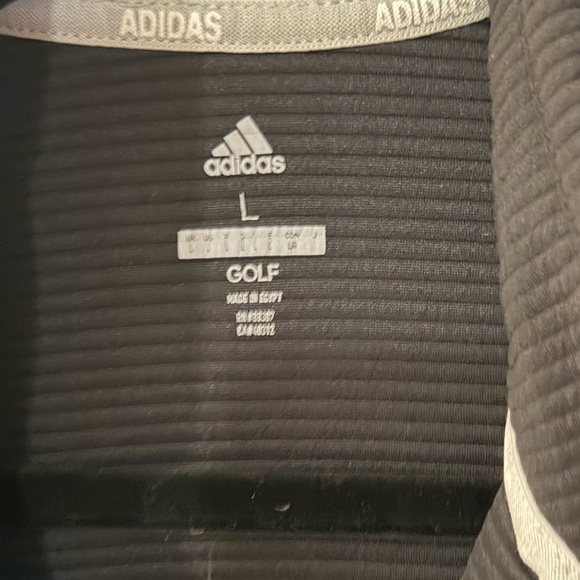 Adidas Athletic Full-Zip Mock Neck Jacket Black - Picture 4 of 5